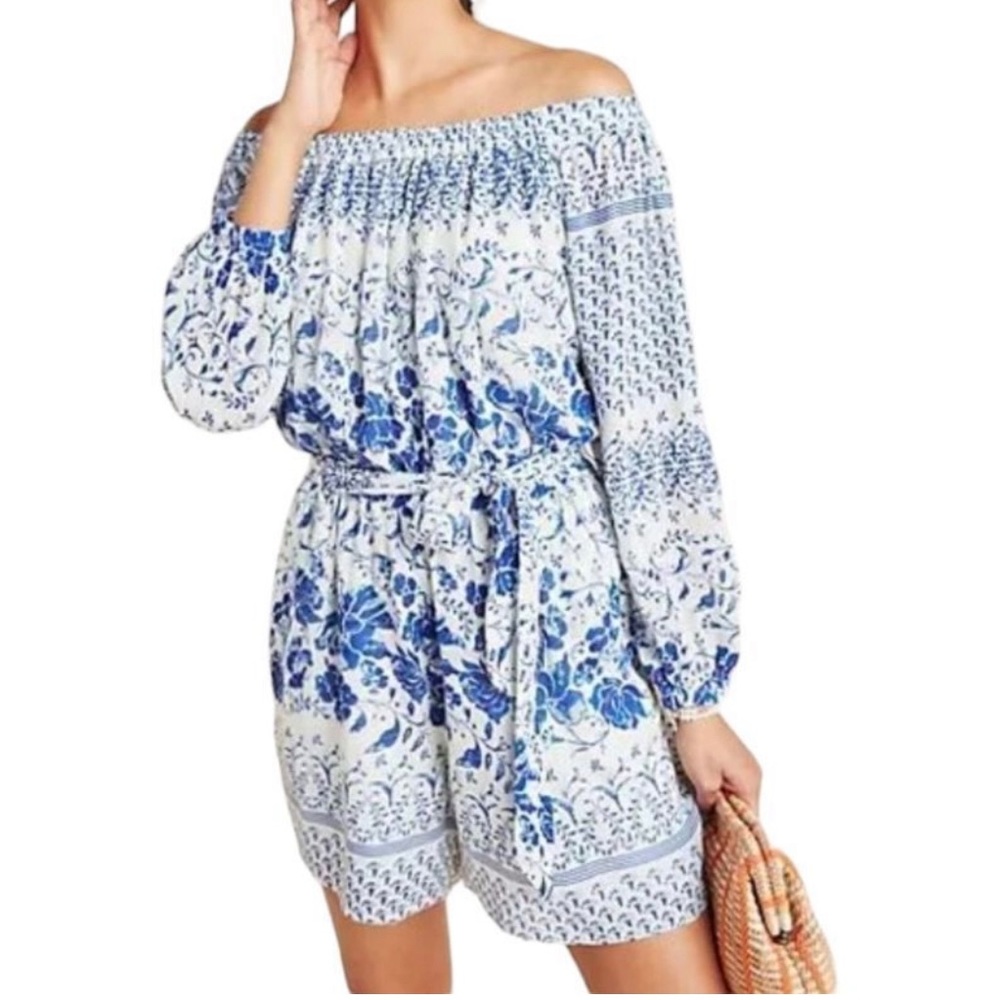 Anthropologies off the shoulder romper